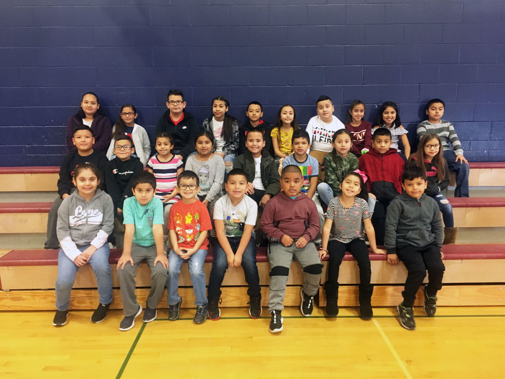 Pioneer Elementary School October Students of the Month